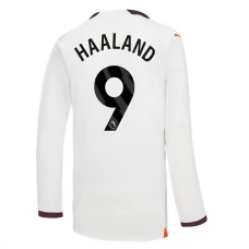 Manchester City Trøje 2023-24 Erling Haaland 9 Langærmet Udebanetrøje