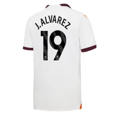 Manchester City Trøje 2023-24 J. Alvarez 19 Udebanetrøje