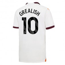 Manchester City Trøje 2023-24 Jack Grealish 10 Udebanetrøje