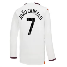 Manchester City Trøje 2023-24 Joao Cancelo 7 Langærmet Udebanetrøje