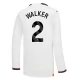 Manchester City Trøje 2023-24 Kyle Walker 2 Langærmet Udebanetrøje