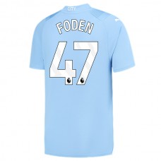 Manchester City Trøje 2023-24 Phil Foden 47 Hjemmebanetrøje