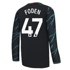 Manchester City Trøje 2023-24 Phil Foden 47 Langærmet Tredjetrøje