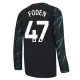 Manchester City Trøje 2023-24 Phil Foden 47 Langærmet Tredjetrøje