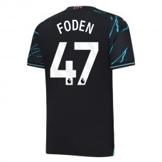 Manchester City Trøje 2023-24 Phil Foden 47 Tredjetrøje