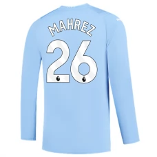Manchester City Trøje 2023-24 Riyad Mahrez 26 Langærmet Hjemmebanetrøje