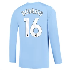 Manchester City Trøje 2023-24 Rodrigo 16 Langærmet Hjemmebanetrøje