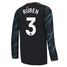 Manchester City Trøje 2023-24 Rúben Dias 3 Langærmet Tredjetrøje