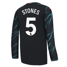 Manchester City Trøje 2023-24 Stones 5 Langærmet Tredjetrøje