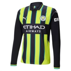 Manchester City Udebanetrøje 2024-25 Langærmet Fodboldsæt