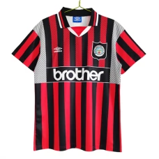 Manchester City Udebanetrøje Retro 1994-96 Fodboldsæt