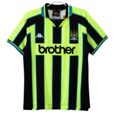 Manchester City Udebanetrøje Retro 1998-99 Fodboldsæt