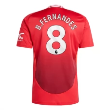 Manchester United B.Fernandes 8 Hjemmebanetrøje 2024-25 Fodboldsæt