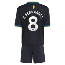 Manchester United Børn B.Fernandes 8 Tredjetrøje 2025-26 Fodboldsæt