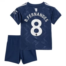 Manchester United Børn B.Fernandes 8 Udebanetrøje 2024-25 Fodboldsæt