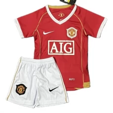 Manchester United Børn Hjemmebanetrøje Retro 2006-07 Fodboldsæt