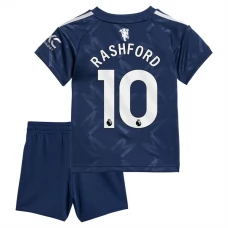 Manchester United Børn Rashford 10 Udebanetrøje 2024-25 Fodboldsæt