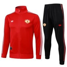 Manchester United Børn Træningsjakke Sæt 2025-26 - Rød