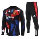 Manchester United Børn Træningssæt 2024-25 - 1-4 Zip Sort