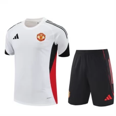 Manchester United Børn Træningstrøje Sæt 2025-26 - Shorts Hvid