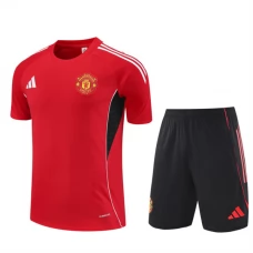 Manchester United Børn Træningstrøje Sæt 2025-26 - Shorts Rød