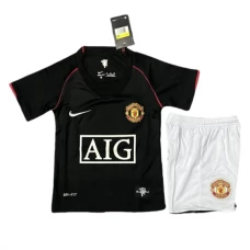 Manchester United Børn Tredjetrøje Retro 2007-08 Fodboldsæt