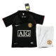 Manchester United Børn Tredjetrøje Retro 2007-08 Fodboldsæt