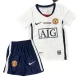 Manchester United Børn Udebanetrøje Retro 2008-09 Fodboldsæt