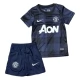 Manchester United Børn Udebanetrøje Retro 2013-14 Fodboldsæt