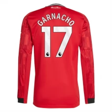 Manchester United Garnacho 17 Hjemmebanetrøje 2025-26 Langærmet Fodboldsæt