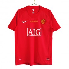 Manchester United Hjemmebanetrøje Champions League Final Retro 2007-08 Fodboldsæt