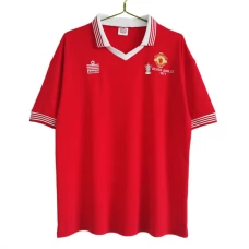 Manchester United Hjemmebanetrøje FA Cup Final Retro 1977 Fodboldsæt