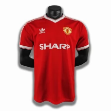 Manchester United Hjemmebanetrøje Retro 1983-84 Fodboldsæt