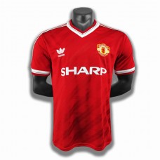 Manchester United Hjemmebanetrøje Retro 1986-88 Fodboldsæt