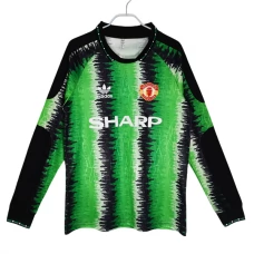 Manchester United Hjemmebanetrøje Retro 1990-91 Langærmet Fodboldsæt