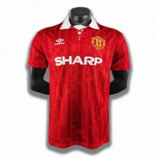 Manchester United Hjemmebanetrøje Retro 1992-94 Fodboldsæt