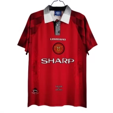 Manchester United Hjemmebanetrøje Retro 1996-97 Fodboldsæt