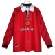 Manchester United Hjemmebanetrøje Retro 1996-97 Langærmet Fodboldsæt