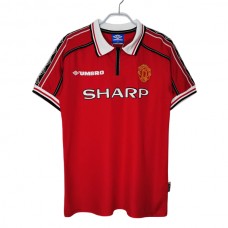 Manchester United Hjemmebanetrøje Retro 1998-99 Fodboldsæt