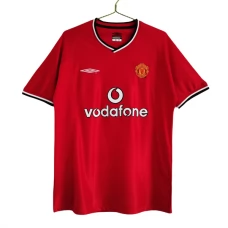 Manchester United Hjemmebanetrøje Retro 2000-02 Fodboldsæt