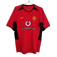 Manchester United Hjemmebanetrøje Retro 2002-04 Fodboldsæt