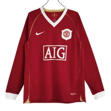 Manchester United Hjemmebanetrøje Retro 2006-07 Langærmet Fodboldsæt