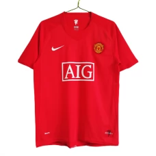 Manchester United Hjemmebanetrøje Retro 2007-08 Fodboldsæt