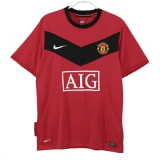 Manchester United Hjemmebanetrøje Retro 2009-10 Fodboldsæt