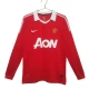 Manchester United Hjemmebanetrøje Retro 2010-11 Langærmet Fodboldsæt