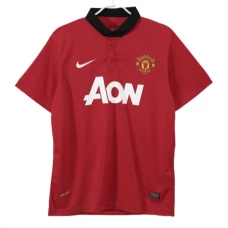Manchester United Hjemmebanetrøje Retro 2013-14 Fodboldsæt