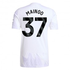 Manchester United Mainoo 37 Udebanetrøje 2025-26 Fodboldsæt