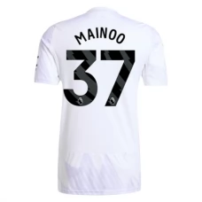 Manchester United Mainoo 37 Udebanetrøje 2025-26 Fodboldsæt