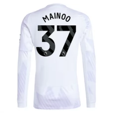 Manchester United Mainoo 37 Udebanetrøje 2025-26 Langærmet Fodboldsæt