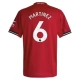 Manchester United Martinez 6 Hjemmebanetrøje 2025-26 Fodboldsæt